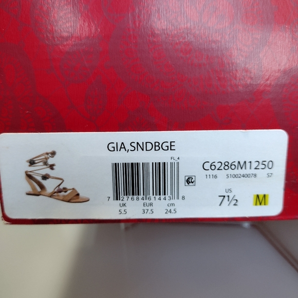 Carlos By Carlos Santana Womens Gia Open Toe Casual Ankle Strap Sandals - Picture 6 of 6